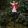 Jesus Sculpture for Lawn Statue Solar Light, Religious Garden Outdoor Waterproof Lighted Powered Patio Decorations Figurine, Pathway Light Yard