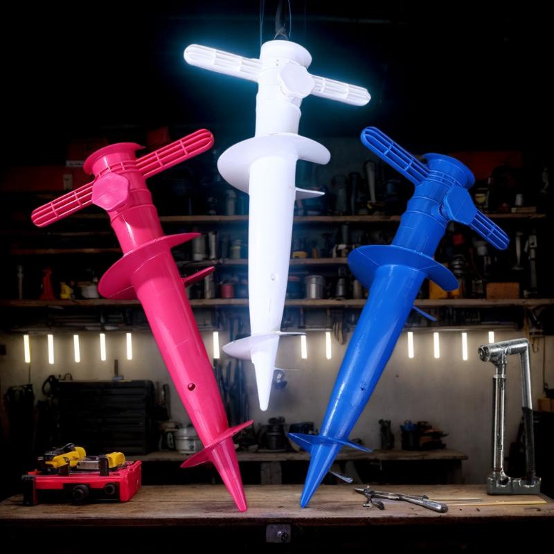 Fixing Tool for Umbrella; Adjustable Stand Holder; Plastic Beach Garden Accessory; Sun Patio Sand Anchor Spike Base.