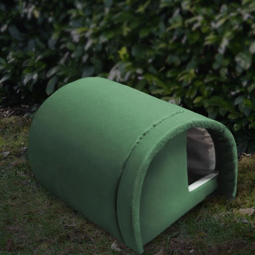

Windproof Pet Cat House Waterproof Dog Kennel Durable Outdoor Cat Shelter Outdoor зелёный
