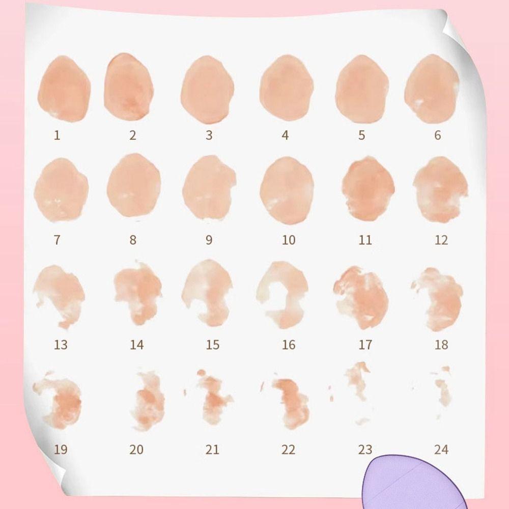 6/10 Stück Mini Luftkissen Puderquaste Doppelseitig Flüssige Foundation Make-up Werkzeug