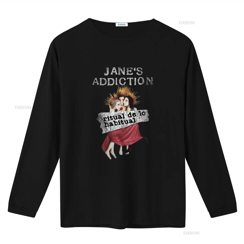 Janes Addiction Ritual De Lo Habitual Black Mens Licensed Rock Band T Shirt Vintage Washed Graphic Streetwear Unisex
