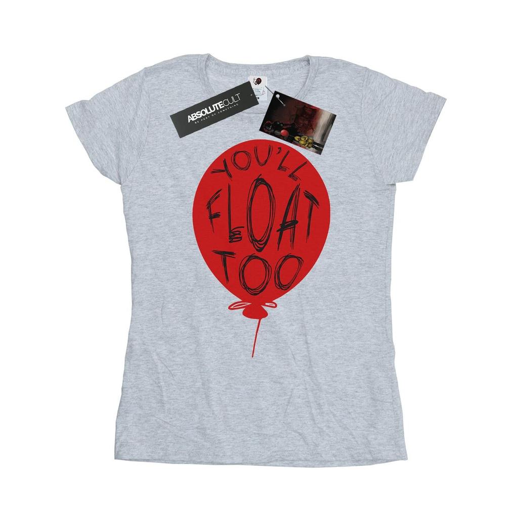 It Womens/Ladies Pennywise You´ll Float Too Cotton T-Shirt