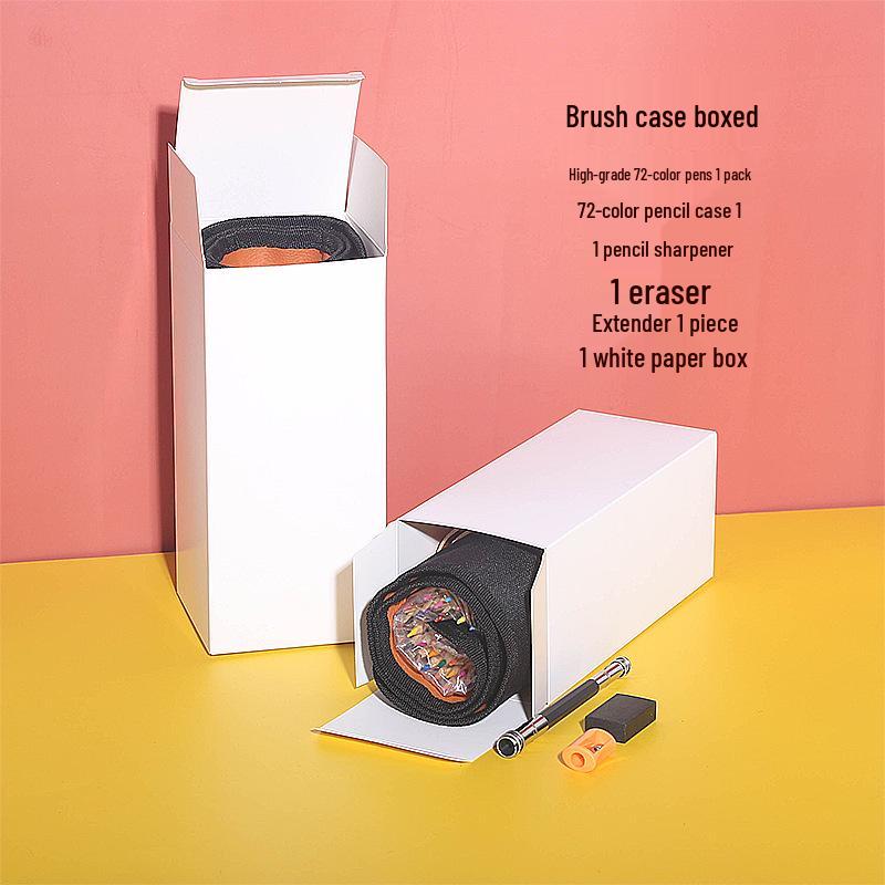 Colored Pencil Set: 50 or 72 Colors with Roller Blind Case for Graffiti & Hand-Painting