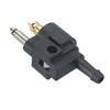 Fuel Line Rubber Plastic Motorcycle 1/4" 6mm Fuel Hose Connector Joint for  Outboard Motor