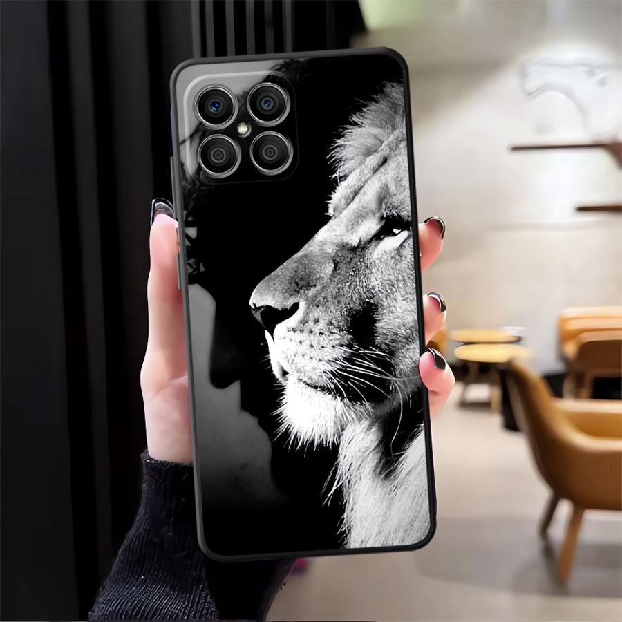 Cool Animal Tiger Lion Funda Phone Cover Case for Honor 200 400 Lite 90 70 X6 X7 X8 Magic5Lite 8X X5b X9a