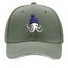 Octopus Print Baseball Cap Fashionable Versatile Unisexs Outdoor Trendy Dad Hat Sandwich Baseball Cap