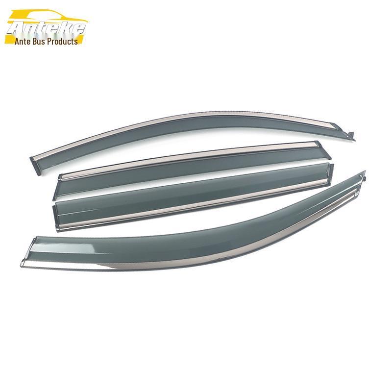 

19 X5 Stainless Steel Rain Guard Deflector Trim - 3D Exterior Decoration Strip
