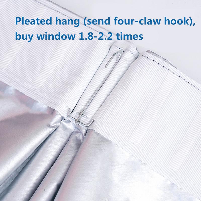 Blackouts Curtains Living Room Thickened Sun Protection Thermal Insulation Curtain With Hook Home Office Rectangle Hotel Bedroom