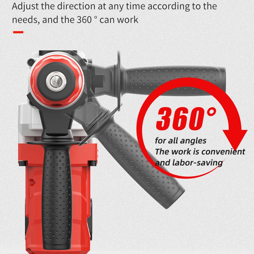 NAWIN Rotary Hammer High Power Heavy Impact Electric Hammer Concrete Breaker 21V Brushless Electric Hammer Power Tool