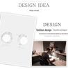 2024 Light Luxury 925 Sterling Silver Freshwater Pearl Stud Earrings for Women