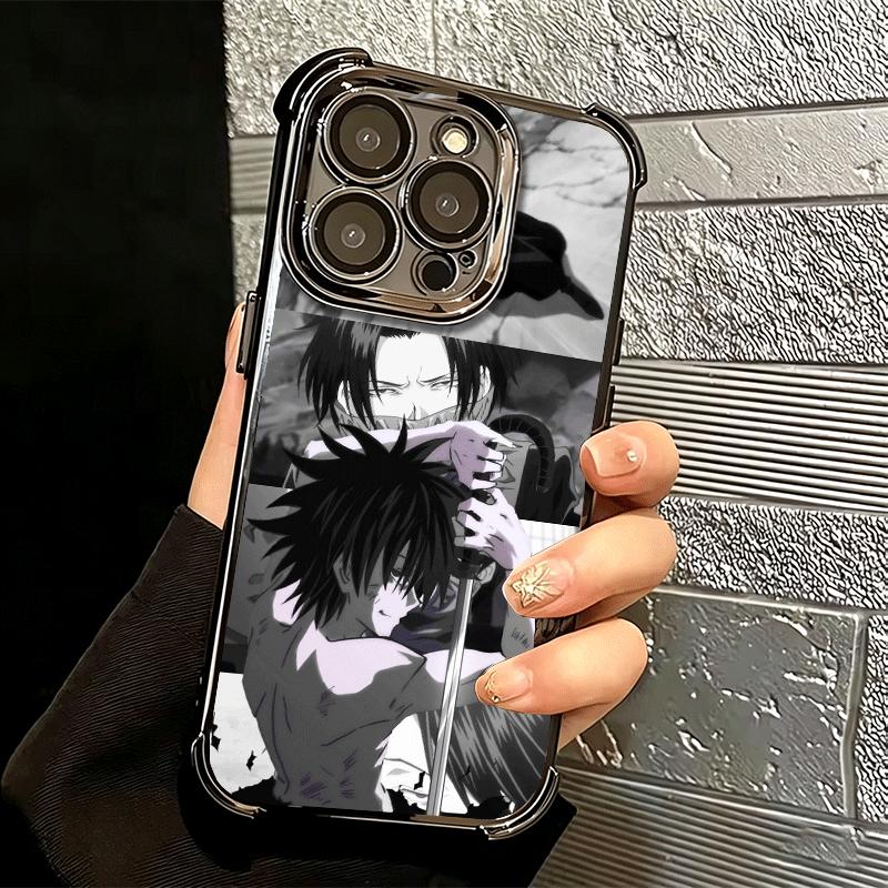 Hunter X-Hunters Feitan Portor Soft Phone Case For iPhone 15 16 17 Air 14 Pro Max 16E Plus 13 12 Mini Plating Anti-Fall Fundas