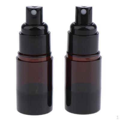 15ml Refillable Perfume Cosmetic Aftershave Bottles with Fine Mist Sprayer 2Pcs