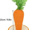 Cat Scratching Post, Carrot Shape Cat Scratching Boad, Nature Sisal Cat Scratcher for Indoor Cats and Kittens Training Climbing