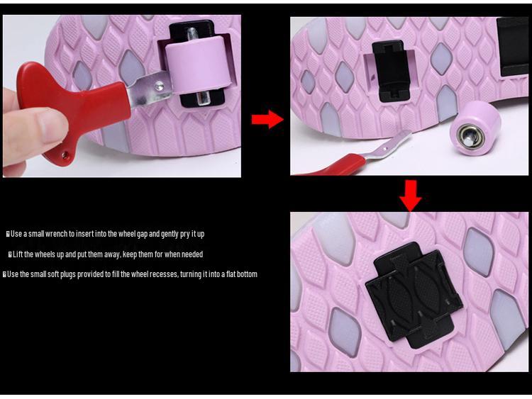 Cross-Border LED Charging Roller Shoes for All Ages - Wheel Shoes In Stock