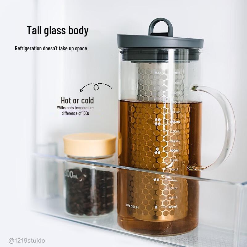 Buydeem Cold Brew Coffee & Tea Glass Pot