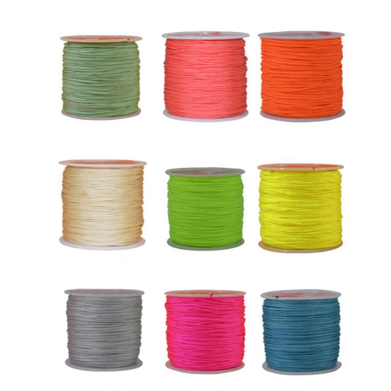 45M/Rola 0.8MM Snur de cristal Snur colorat Snur elastic elastic pentru accesorii de bijuterii