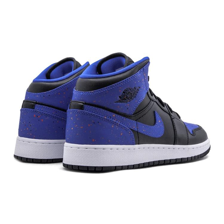 (GS) Air Jordan 1 Mid 'Paint Splatter' Kids' 554725-048