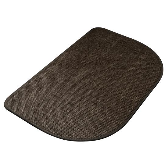 Non-Slip Bathroom Carpet Mat Semi-circular Rubber Backing Quick-Drying Absorbent Ultra-Thin