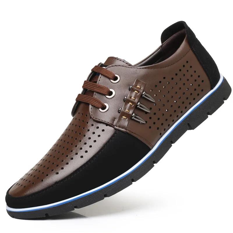 Men Casual Shoes Formal Soft Shoes Fashion Brand Classic Pu Leather Shoes Business Work Shoes for Men Big Size Erkek Ayakkabı