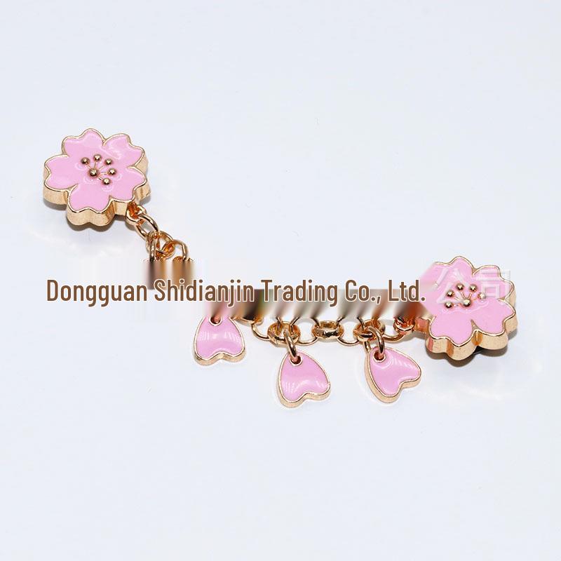 2024 Metal Chain 3D Shoe Flowers & Buckles Accessories