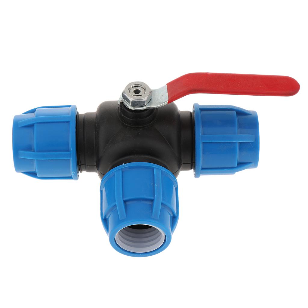 

PE Швидкоз єднувальний повітряний пуш-фітинг трійник муфта 32мм/40мм сталевий сердечник 32mm