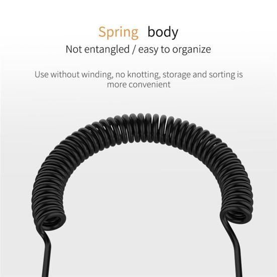 Audio Line High Fidelity Audio Transfer Retractable 3.5mm Jack Male To Male Speaker Audio Extension Cable for Home Theater