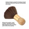 Barber Neck Face Duster Brush Soft Cleaning Hairbrush Short Hair Sweep Brush(Burlywood)