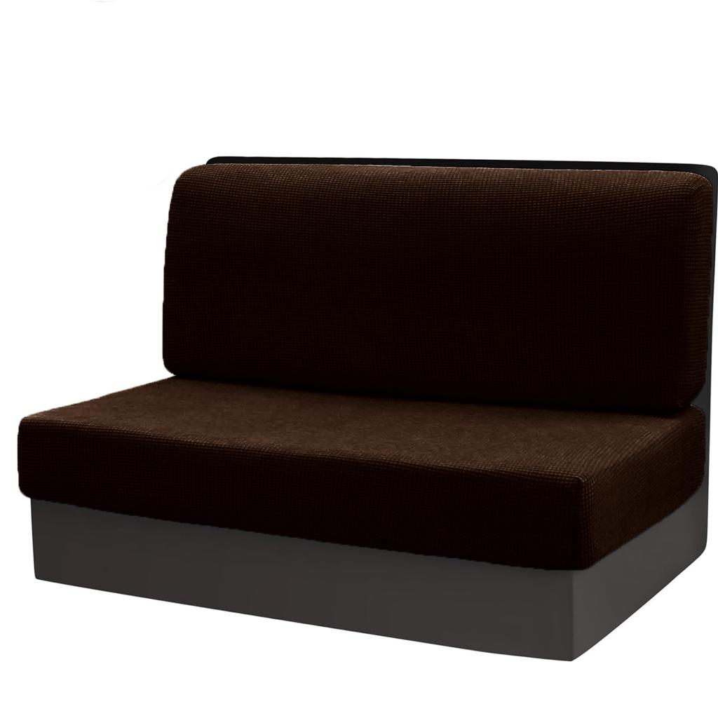 Housse de coussin pour dinette de camping-car, housse de siège de cabine de camping-car, housse de canapé pour banc de voiture de camping-car, 1 housse de dossier et 1 housse de banc