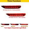 For Nissan X-trail T32 Rogue Qashqai J11 Leaf Pathfinder For Infiniti Q50 QX60 JX35 LED Rear Bumper Reflector Lights Tail Lamps