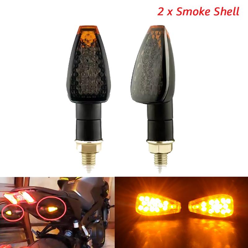 Motorcycle LED Turn Signals Lights Blinker Indicator Light 12V Moto Turn Signal Lamp For Honda For Yamaha For Cafe Racer