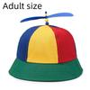 Fun Propeller Baseball Cap Fashion Color Block Bamboo Dragonfly Design Spring Autumn Breathable Hat for Hiking Cycling Use