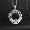 European and American Temu Popular Irish Stainless Steel Hollow Necklaces Are Popular