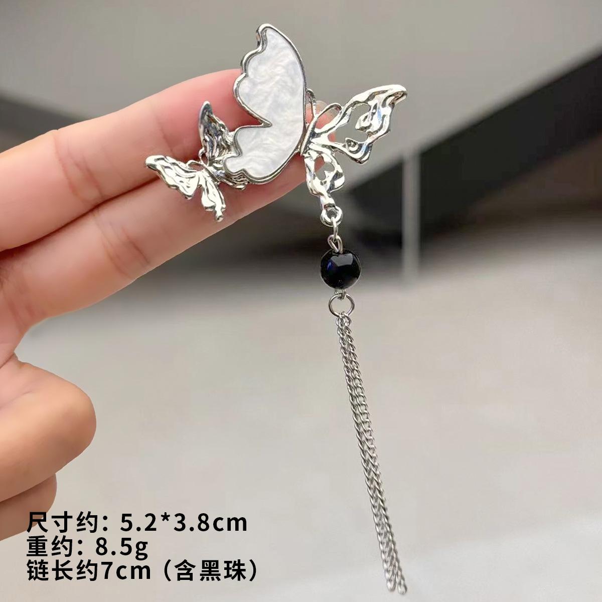 

Модная брошь-бабочка с кисточкой, темпераментная личность, высококачественная брошь, новая китайская подвеска-ципао, креативная булавка