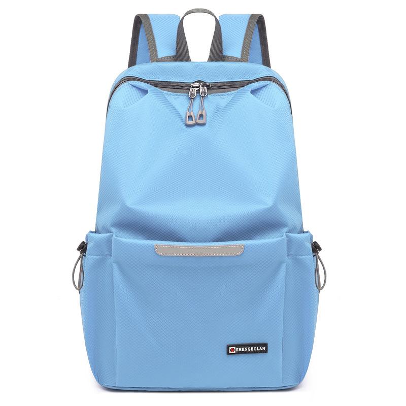 

Новый модный школьный рюкзак женский в студенческом стиле для учеников средней школы и старшеклассников, рюкзак большой вместимости для путешествий синий