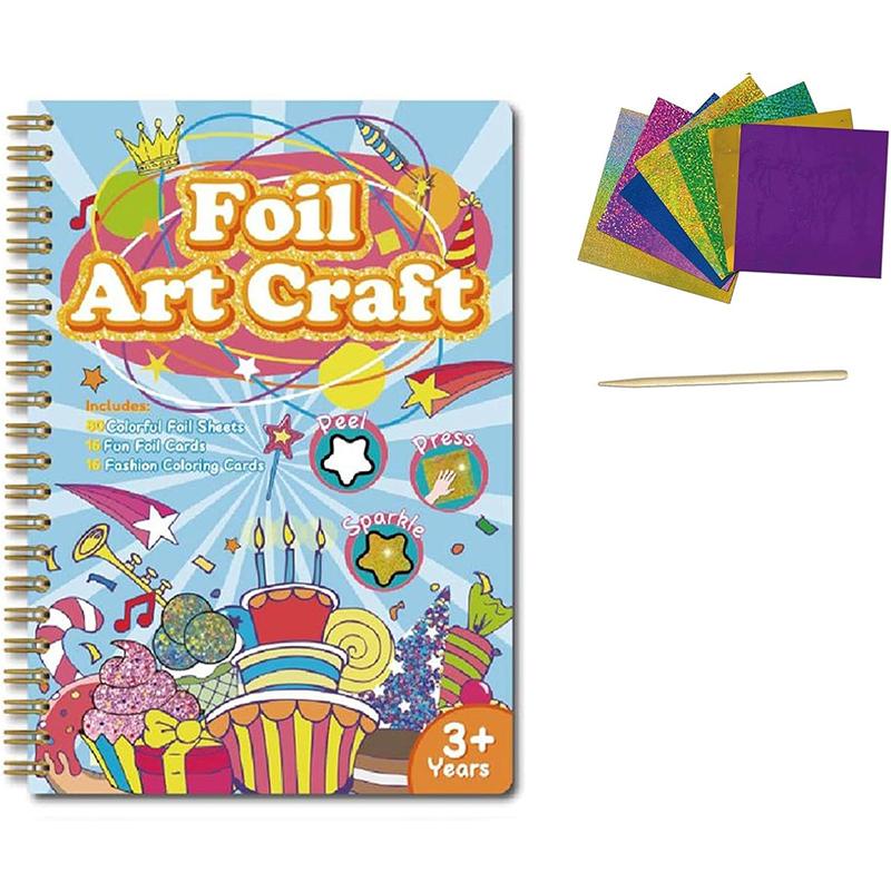 

Foil Craft Activity No Mess Art Kit Fun Foil Art For Kids Adults Magnet Foam Paint By Sticker Peel And Press Foul Fun Craft Kits