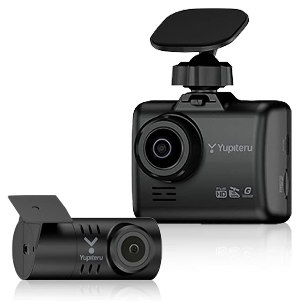 

YUPITERU Dash Front and Dual 2 Full Wide Angle Rear Night No SD Card Formatting Model Y-110c Cam, Rear, Cameras, Megapixels, HD, (Front 160°, 150°), чёрный