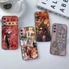 Hawks BNHA M-MHA Handyhülle Für Samsung Galaxy S24/S25/S22/S30/Note20/Lite/Ultra/5G/Plus/FE Weich Schwarz