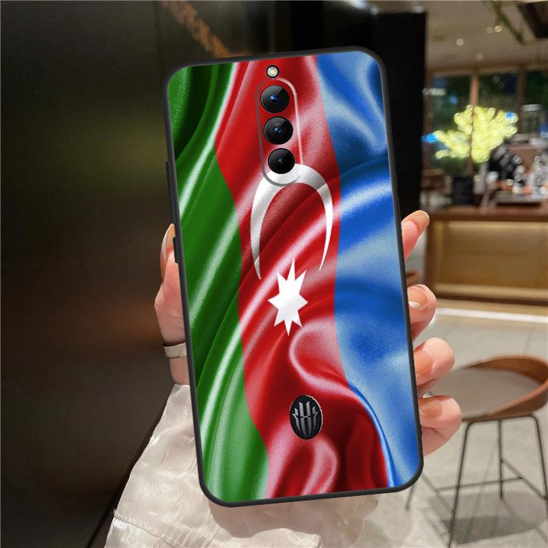 Azerbaijan Flag Case For ZTE Nubia Red Magic 11 10 8 8S 9 9S 10S Pro Plus 6 7 6S 7S For RedMagic 10 Air Cover