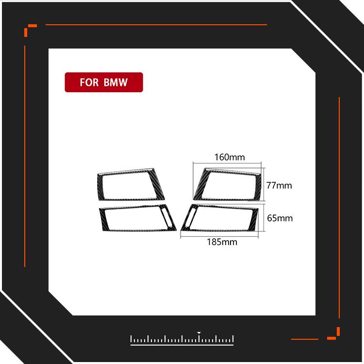 Carbon Fiber Air Vent Frame Cover for BMW X5/X6 E70/E71 Interior