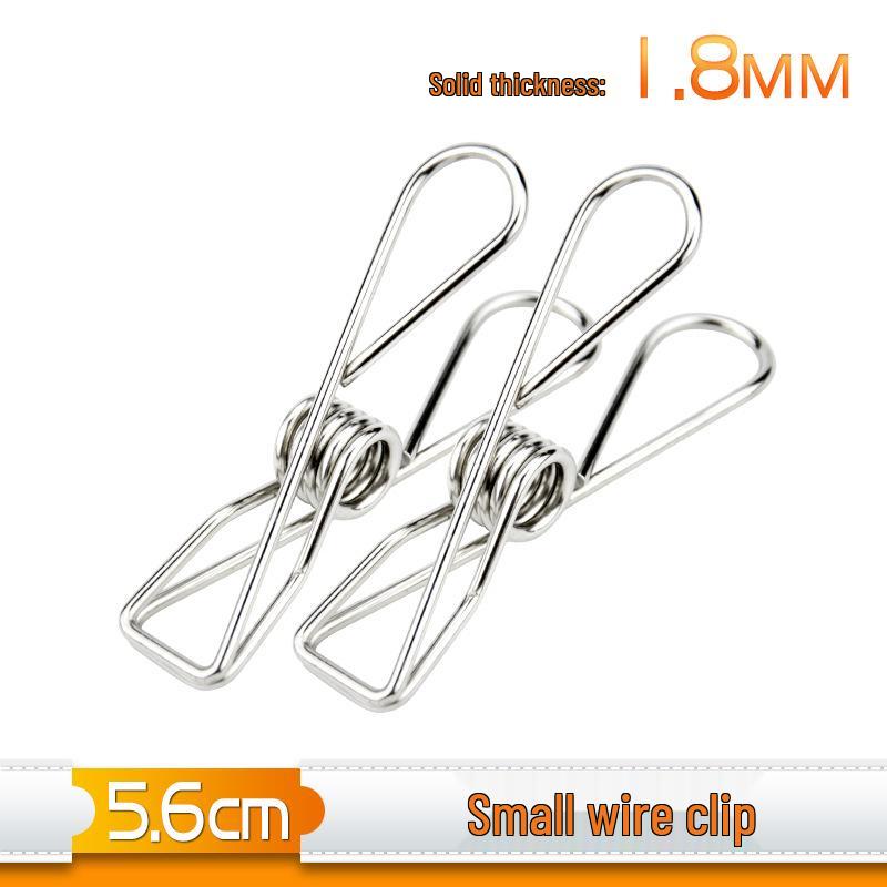 Multi-Functional Stainless Steel Clips for Clothes, Pants, and Socks - Windproof and Durable