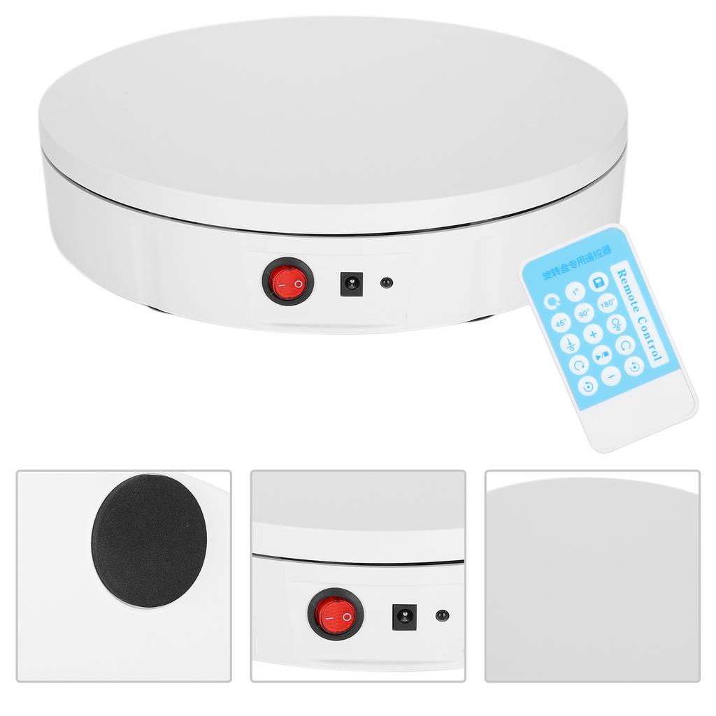 30cm Diameter Watch Remote Control Rotating Turntable Electric Round Display Stand