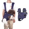 New custom canvas mesh pet front bag adjustable cat strap backpack chest travel bag double shoulder cat puppy backpack