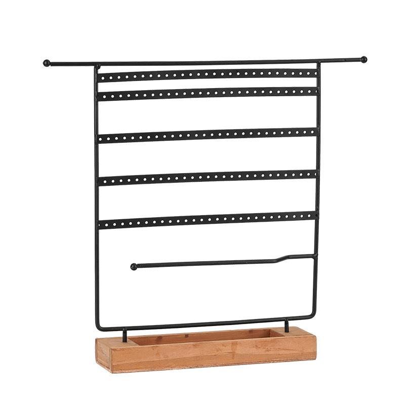 6-layer 140 Hole Earring Jewelry Rack Desktop Vertical Earring Storage Jewelry Display Prop Bracelet Necklace Display Rack