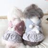 Winter Star Faux Two-Piece Fleece Dress Cat Dog Costume Pet Clothing