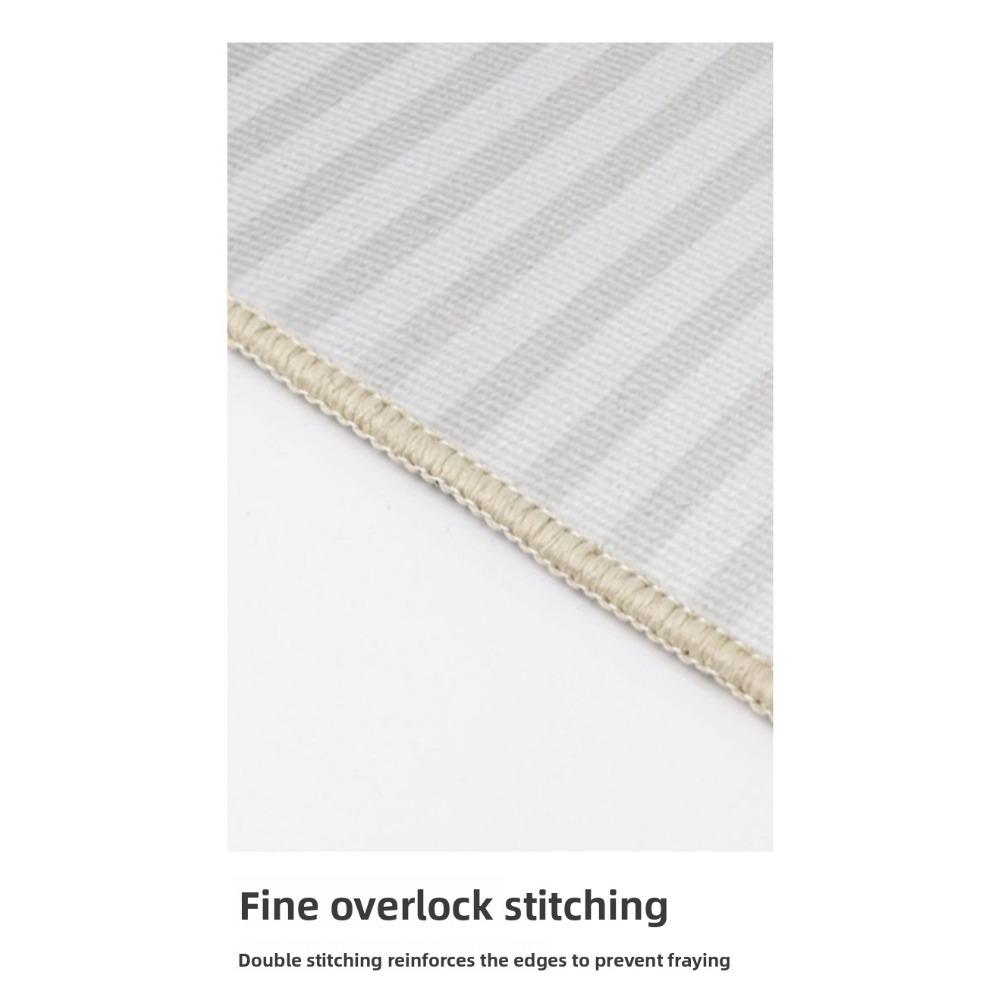 Cute Cartoon Irregular Faux Cashmere Floor Mat, Water Absorbent Non-Slip Bath Rug Wear Resistant Decor Carpet for Bathroom Bedroom