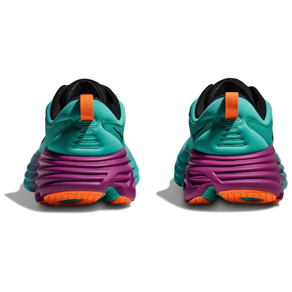 HOKA One One Bondi 8 Electric Aqua Black Men Sneakers 1123202-EQB