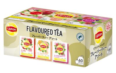 Lipton Black Tea Flavored Tea Assortment, 3 Flavors (Apple, Peach & Mango, Mixed Berry), 60 Tea Bags