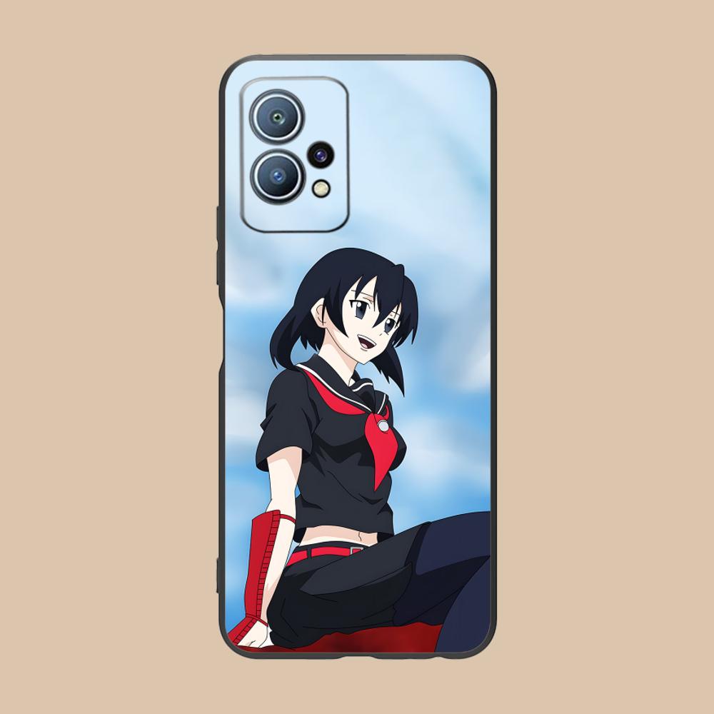 Akame Kurome Matte TPU Mobile Phone Case for Huawei P60 P50 P40 P30 P20 P10 P9 P8 Pro Lite Plus Colorful Printing Cover