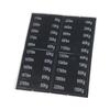 Sturdy Weight Plate Stickers Essential for Quick Identification in Gym Workouts