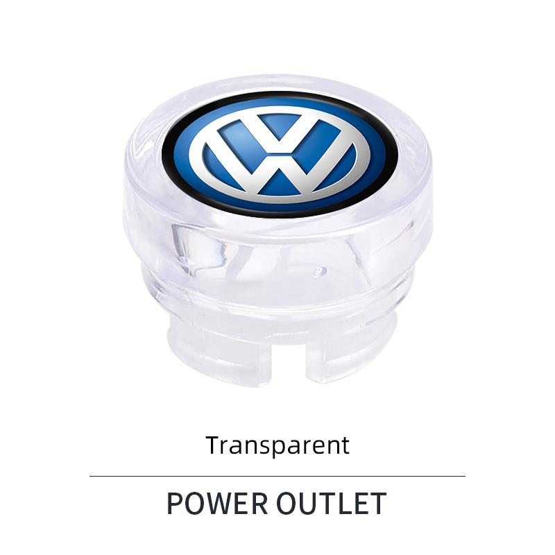 W146Car Cigarette Lighter Cap Auto Lighter Dust Proof Cover Accessories For Volkswagen VW RLine R Golf Amarok T5 T4 Phaeton Caddy